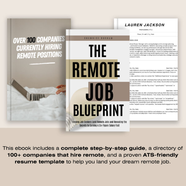 INTRODUCING: THE REMOTE JOB BLUEPRINT